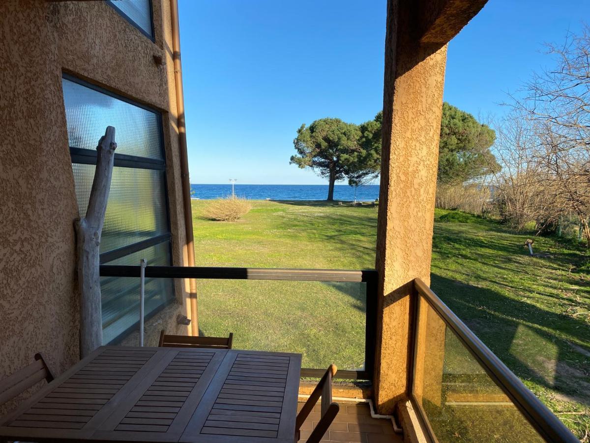 Residence Santa Lucia, Studio Avec Piscine , Vue Mer Et Pied Dans L'Eau , Moriani-Plage Exterior foto